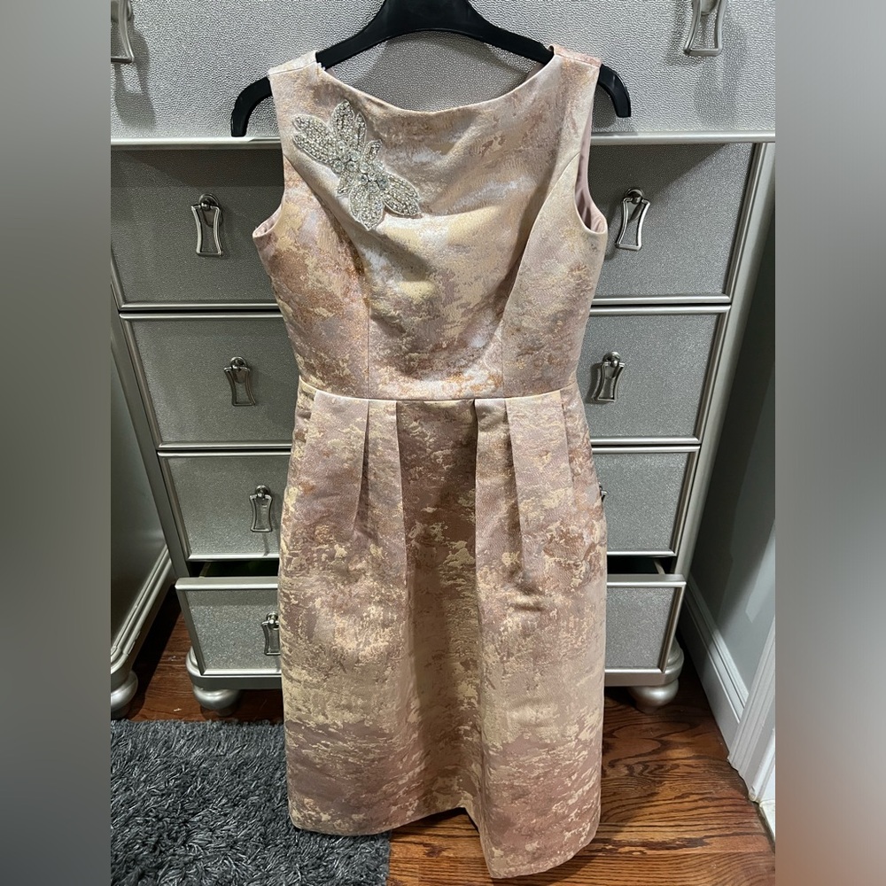 Kay Unger Elsa Tea Length Dress